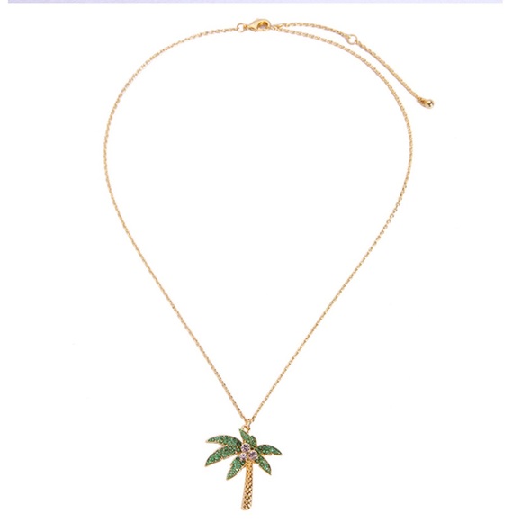 Palm Tree Gold Necklace 🌴 - Picture 2 of 6